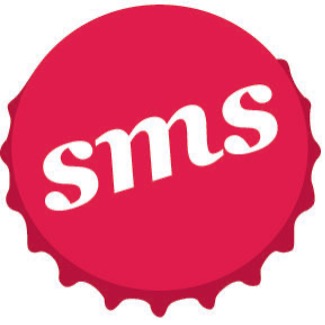 SMS bottlecap logo